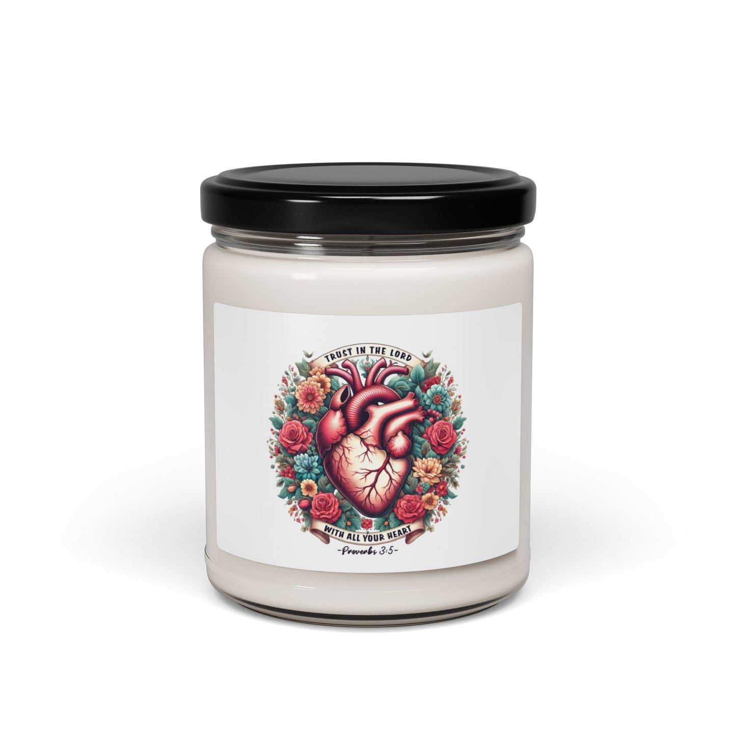 Christian Themed Scented Soy Candle, 9oz