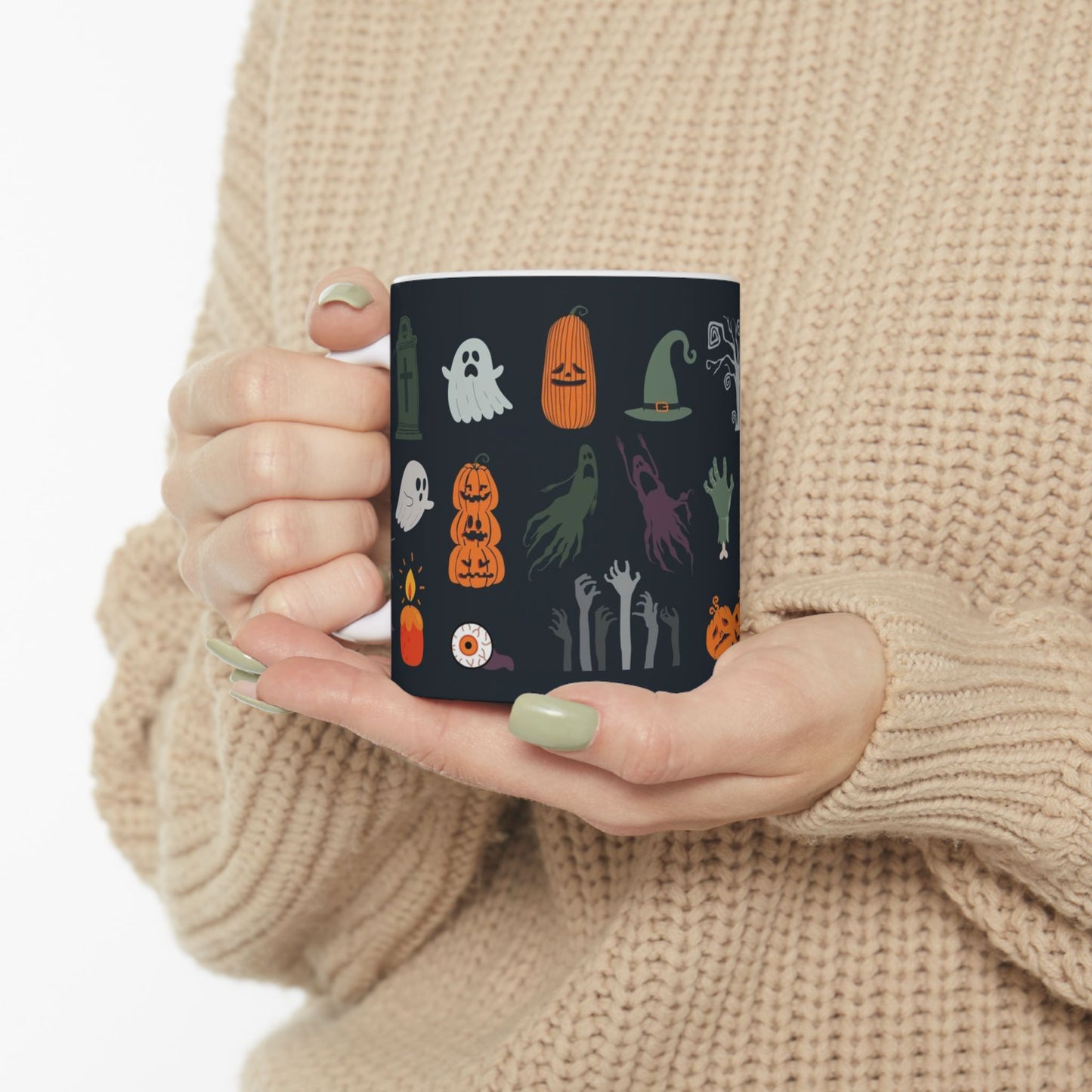 Halloween Themed Ceramic Mug 11oz