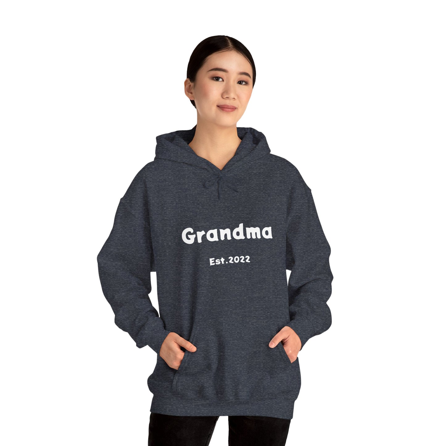 Grandma Est. 2022 Unisex Heavy Blend™ Hooded Sweatshirt Hoodies For New Grandmothers 2022