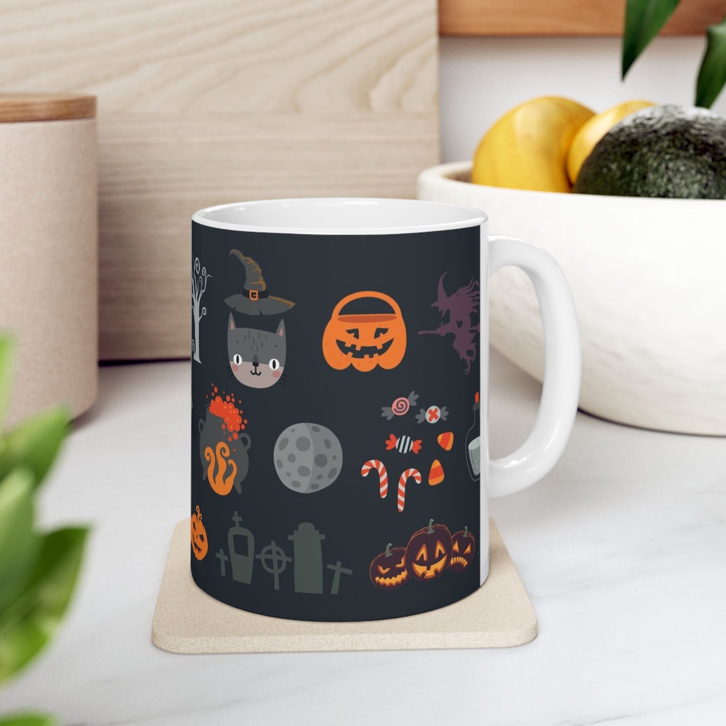 Halloween Themed Ceramic Mug 11oz