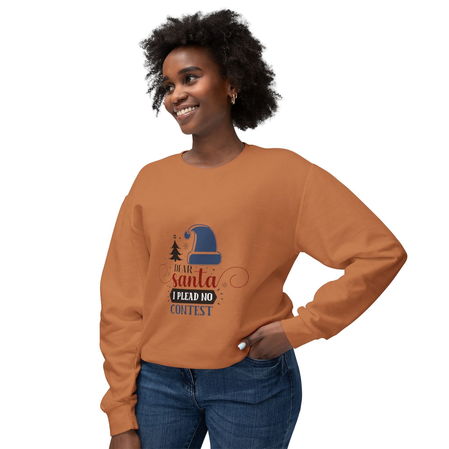 Women's Christmas Unisex Lightweight Crewneck Sweatshirt