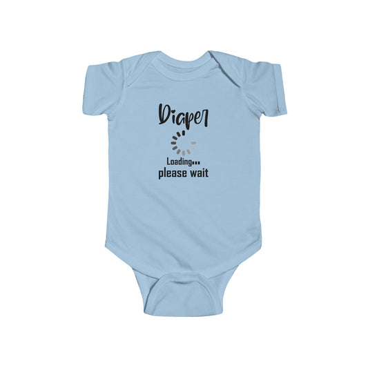 Infant Fine Jersey Bodysuit Diaper Loading Please Wait