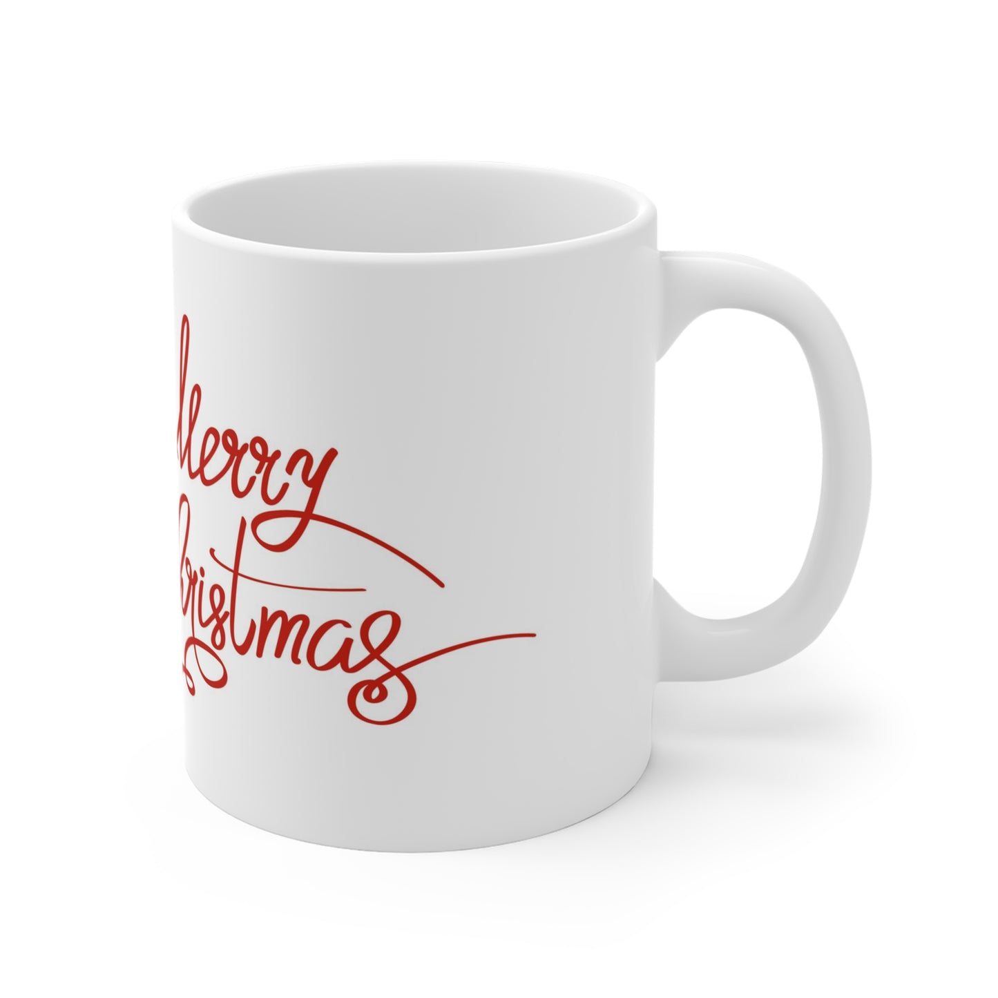 Merry Christmas Hot Beverage Mug 11oz