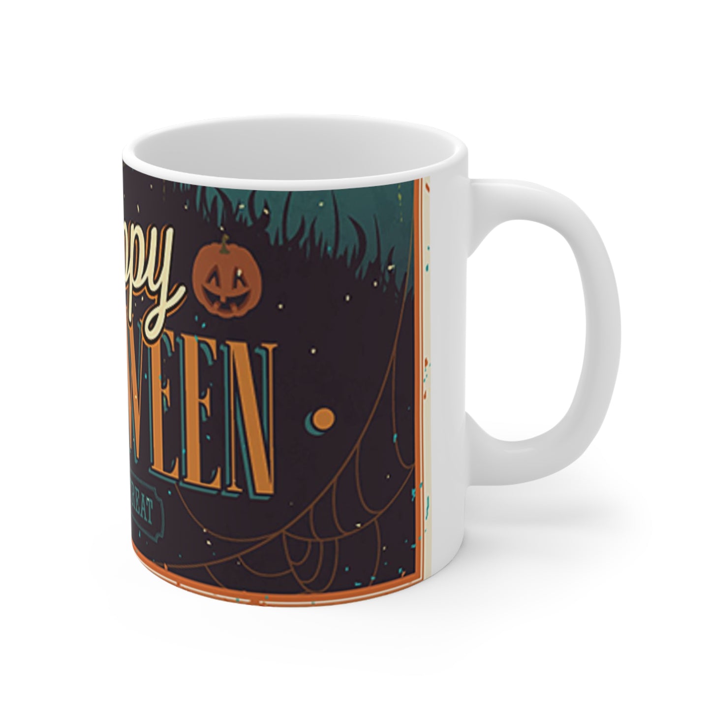 Trick or Treat Halloween Themed Ceramic Mug 11oz