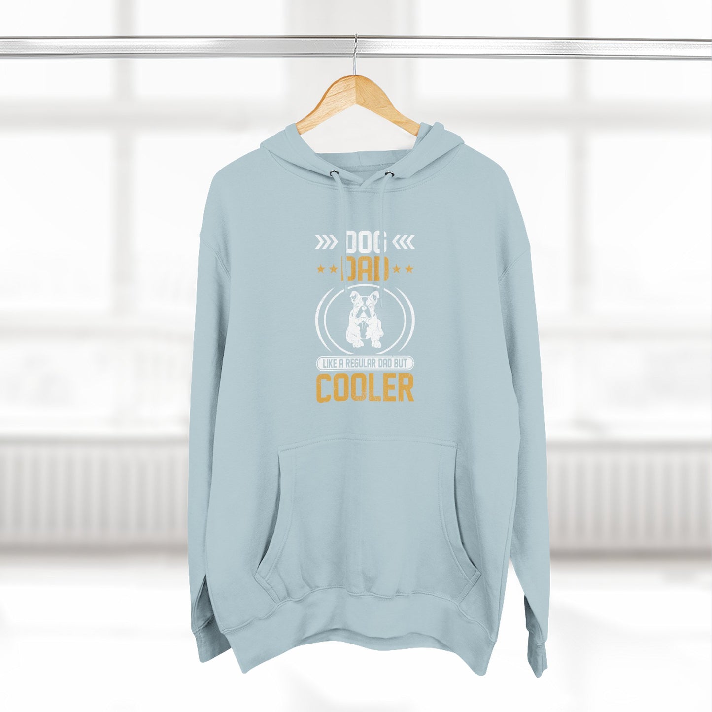 Dog Dad Hoodie — 'Top Dog Dad' Graphic Fleece Pullover