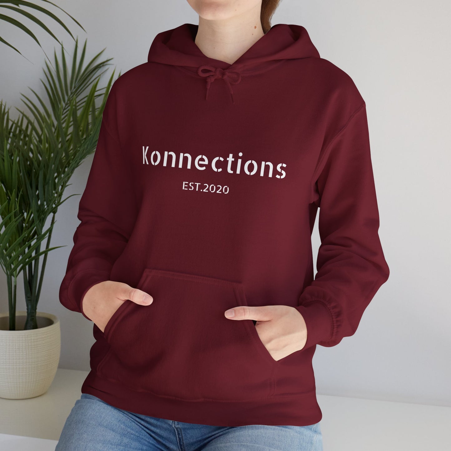 Konnections Digital Media Group Unisex Heavy Blend™ Hooded Sweatshirt Established 2020