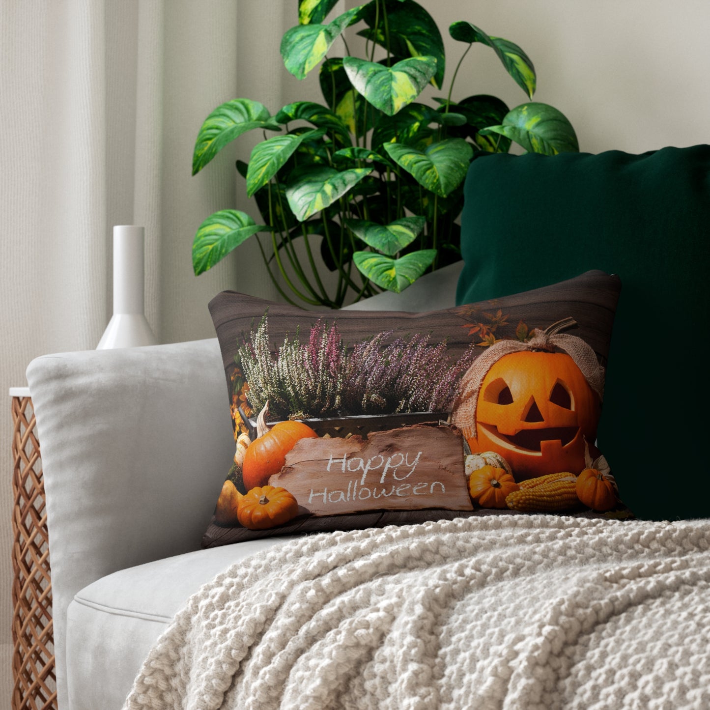 Halloween Accent Lumbar Pillow