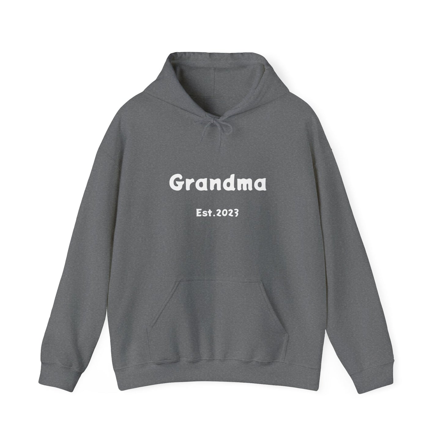 Grandma Est.2023 Unisex Heavy Blend™ Hooded Sweatshirt Hoodies For New Grandmothers 2023