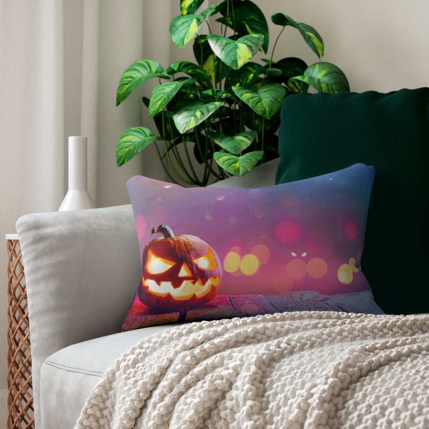 Halloween Accent Lumbar Pillow