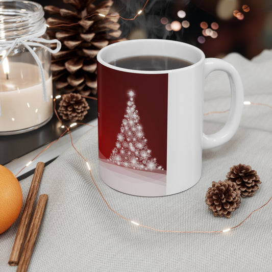 Merry Christmas Hot Beverage Mug 11oz