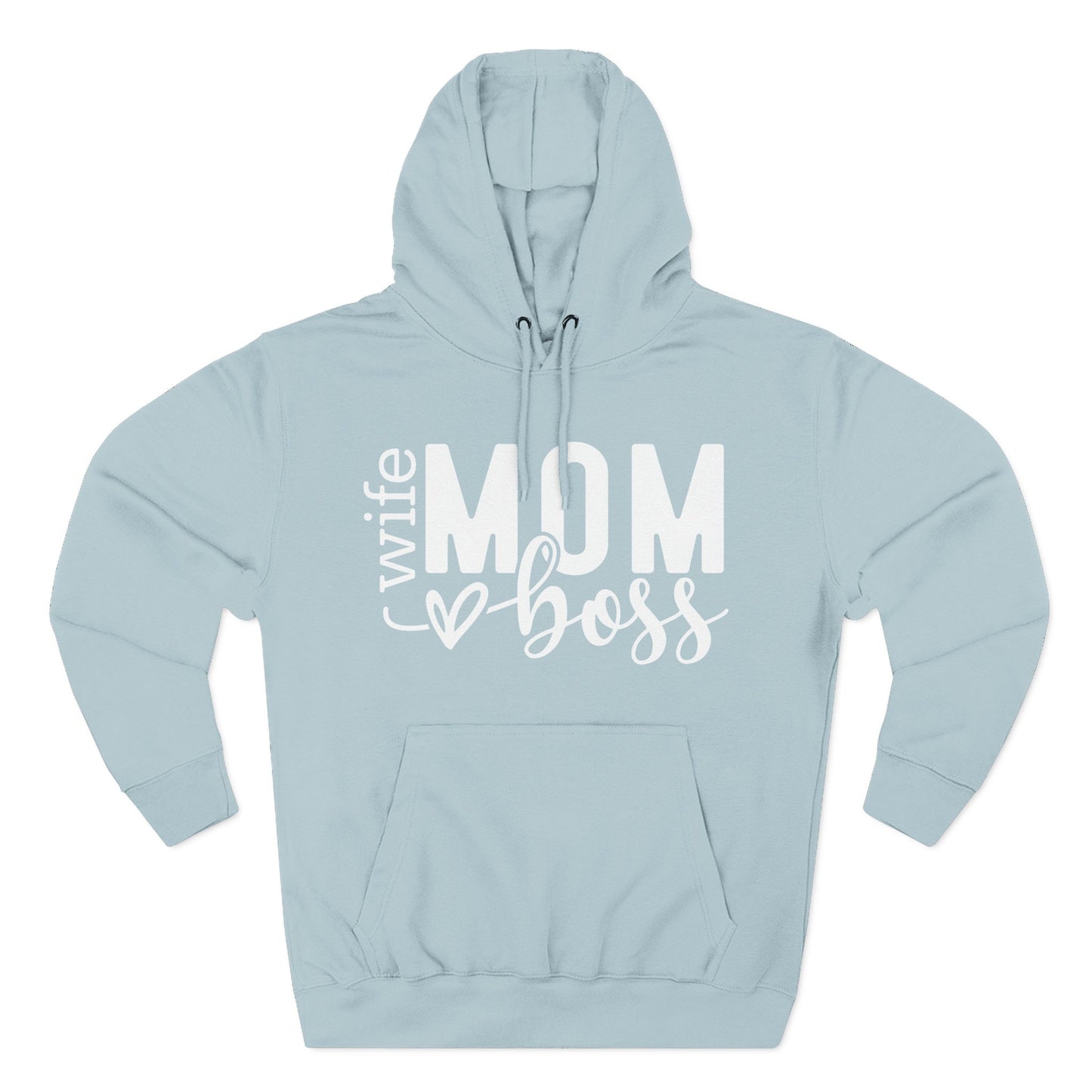 Mom Boss Hoodie — Wife Mom Boss Graphic Pullover
