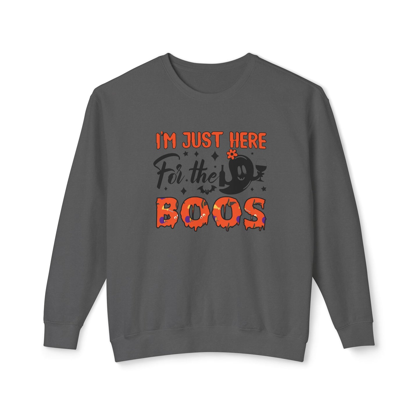 Halloween Themed Crewneck Sweatshirt Ghosts Want To Party With You