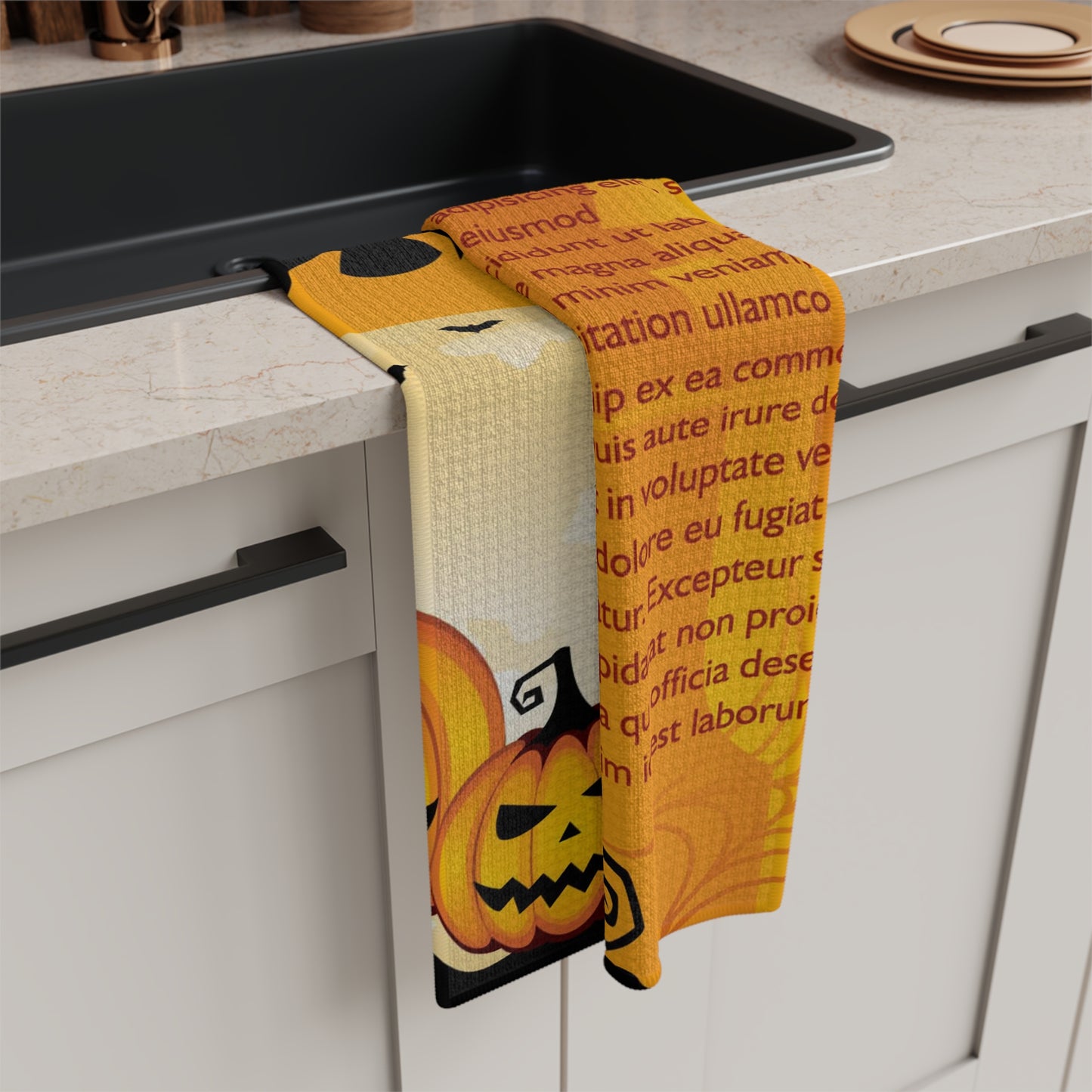 Festive Halloween Tea Towels