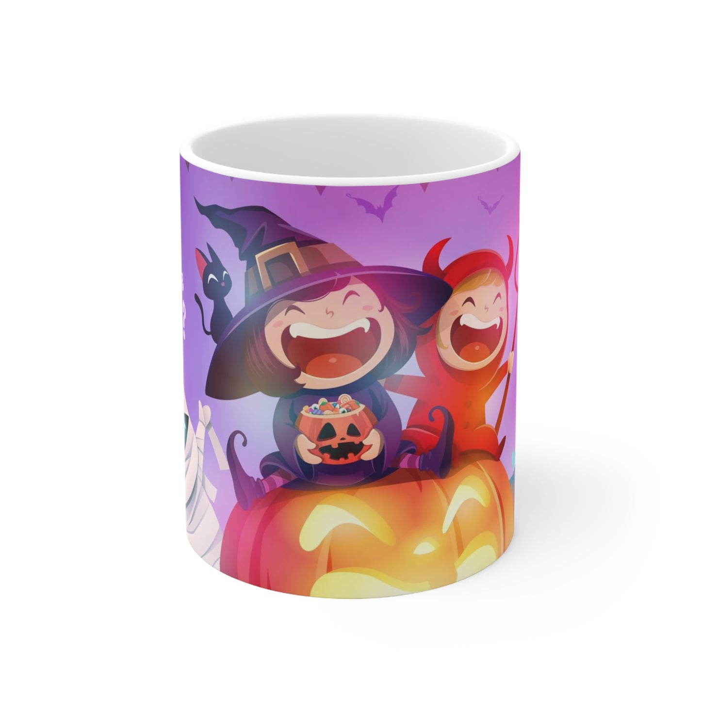 Ghouls and Goblins Happy Halloween Ceramic Mug 11oz