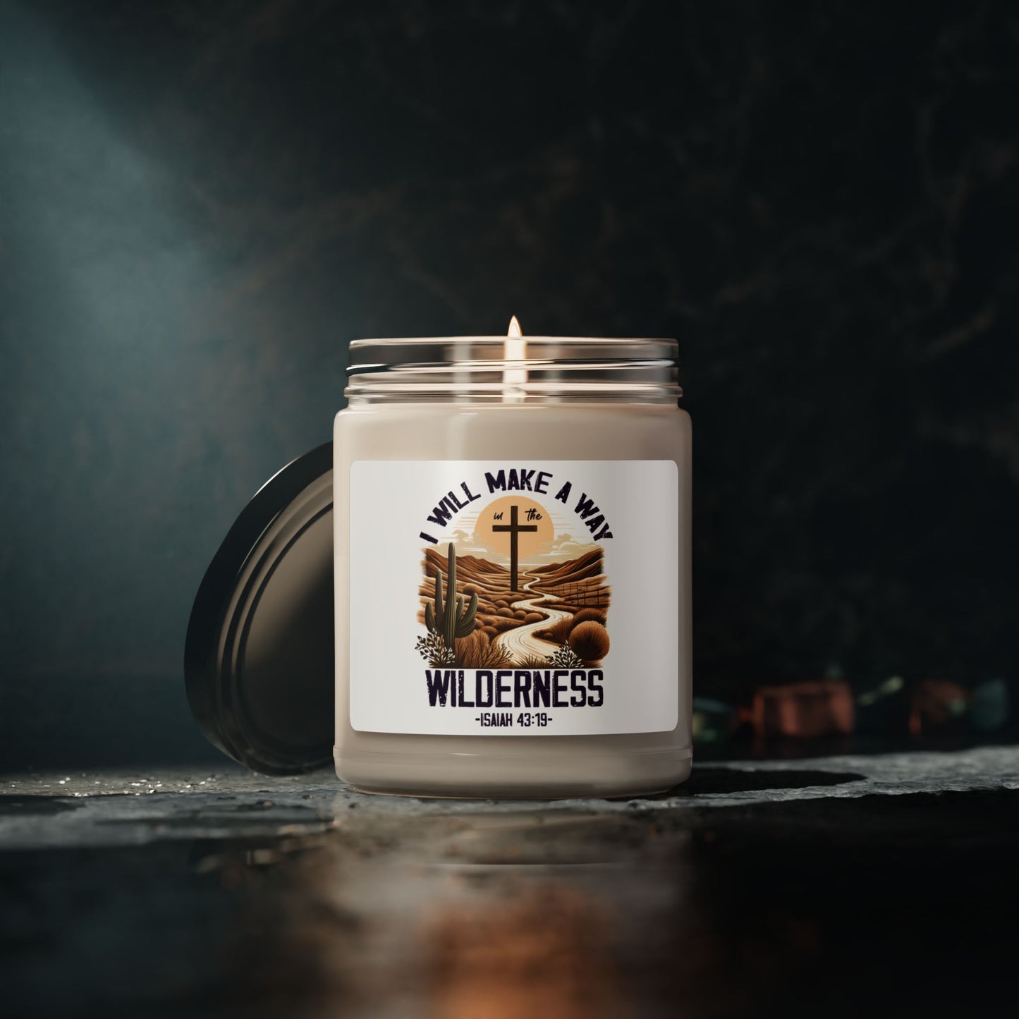 Christian Themed Scented Soy Candle, 9oz