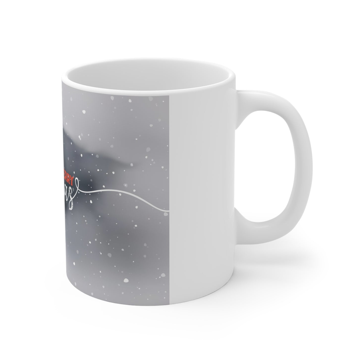 Merry Christmas Hot Beverage Mug 11oz