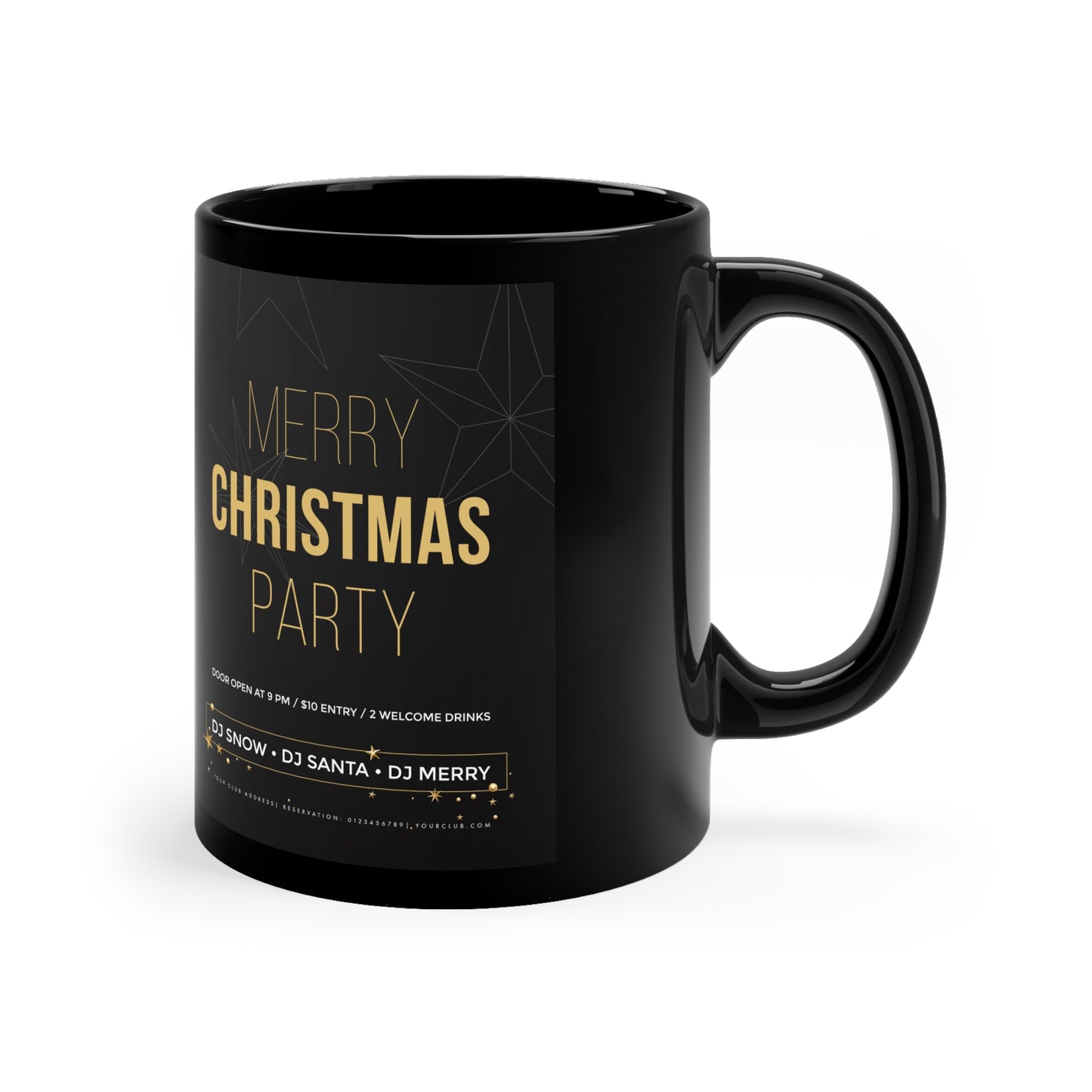 Christmas Party Ceramic 11oz Mug