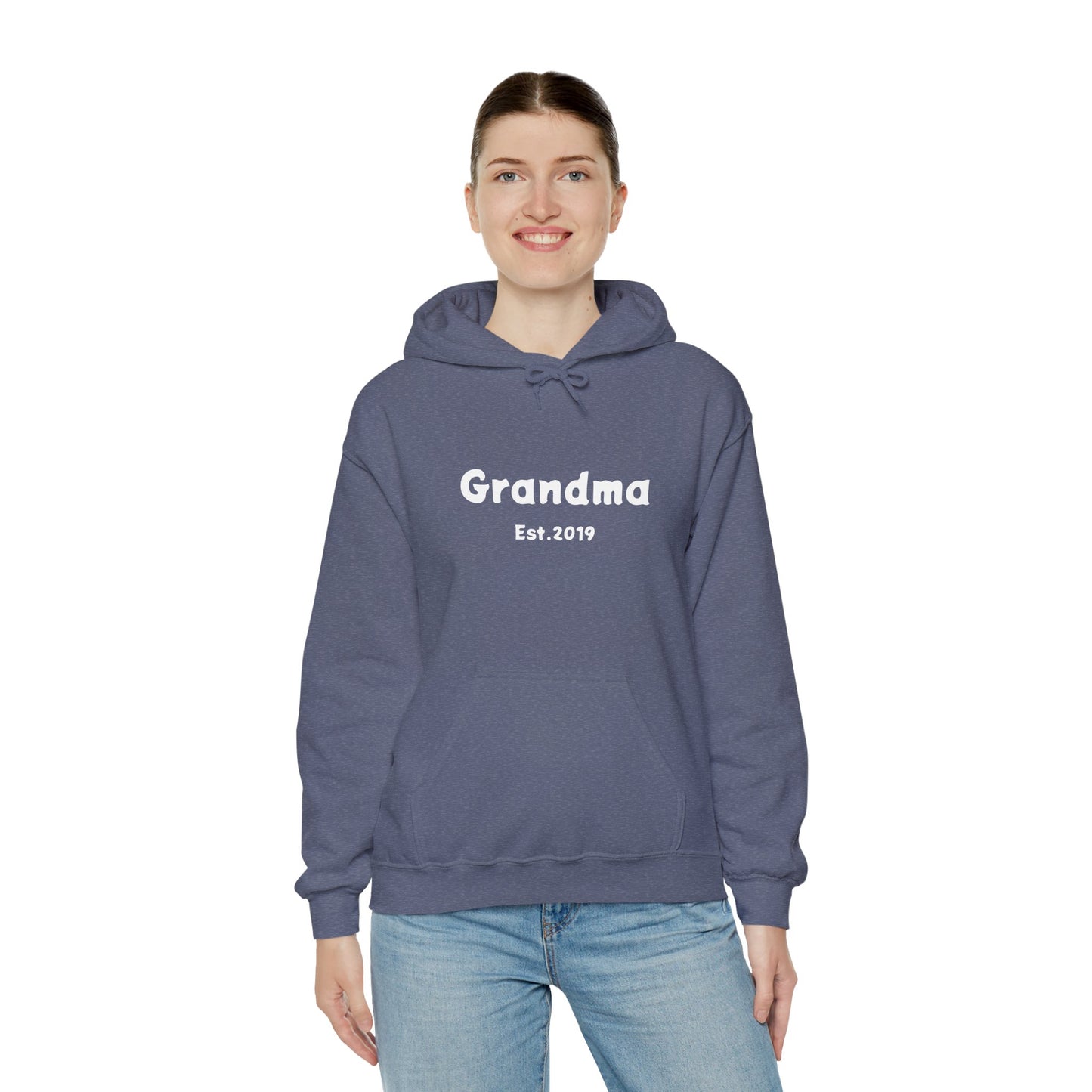 Grandma Est. 2019 Unisex Heavy Blend™ Hooded Sweatshirt Hoodies For New Grandmothers 2019