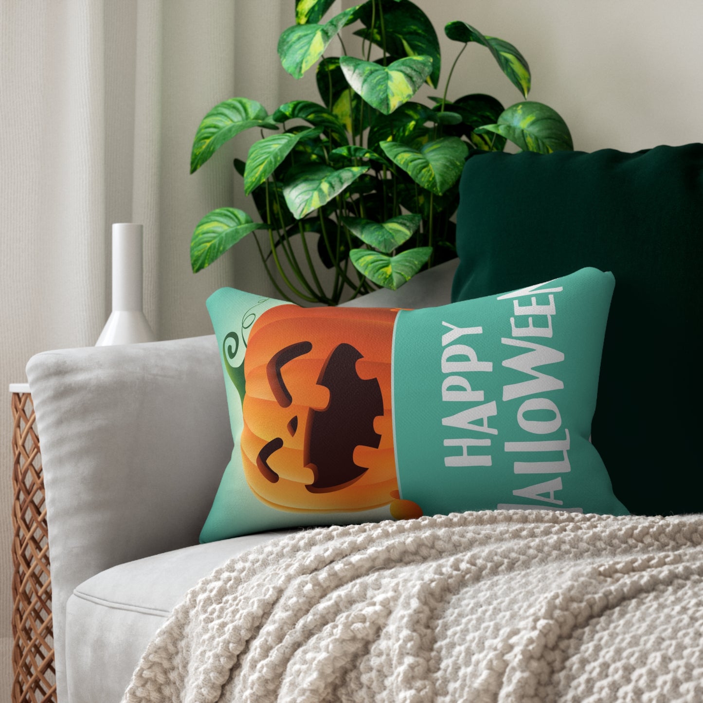 Halloween Accent Lumbar Pillow