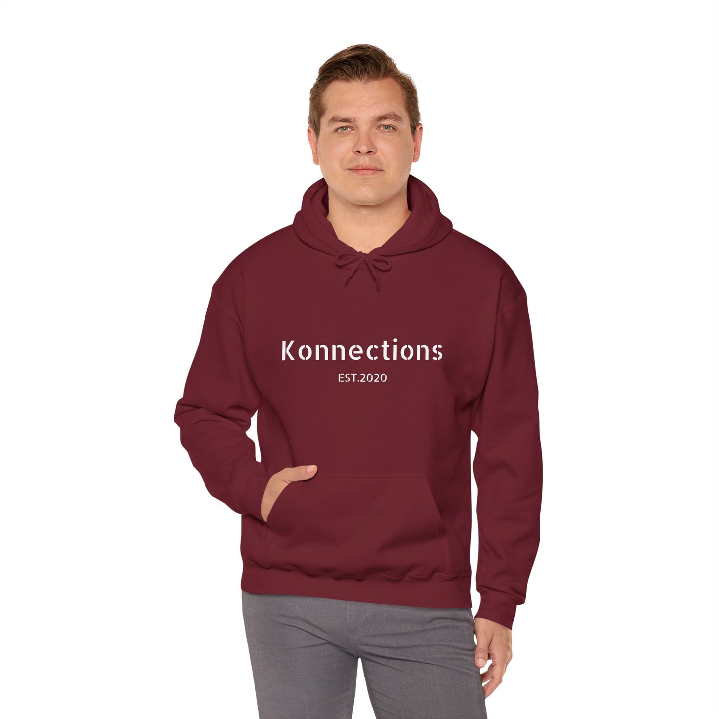 Konnections Digital Media Group Unisex Heavy Blend™ Hooded Sweatshirt Established 2020