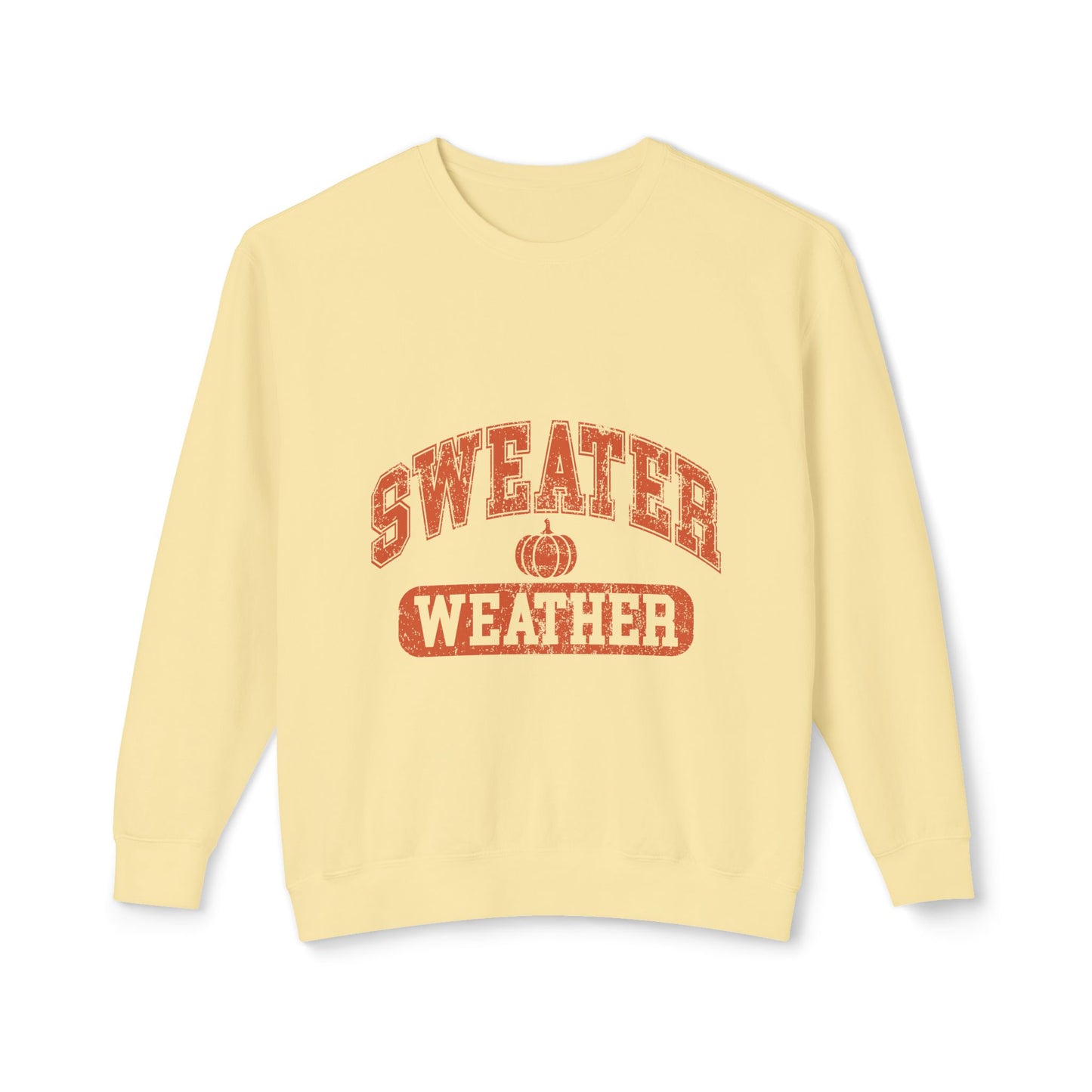 Thanksgiving Women's Unisex Lightweight Crewneck Sweatshirt Sweater Weather