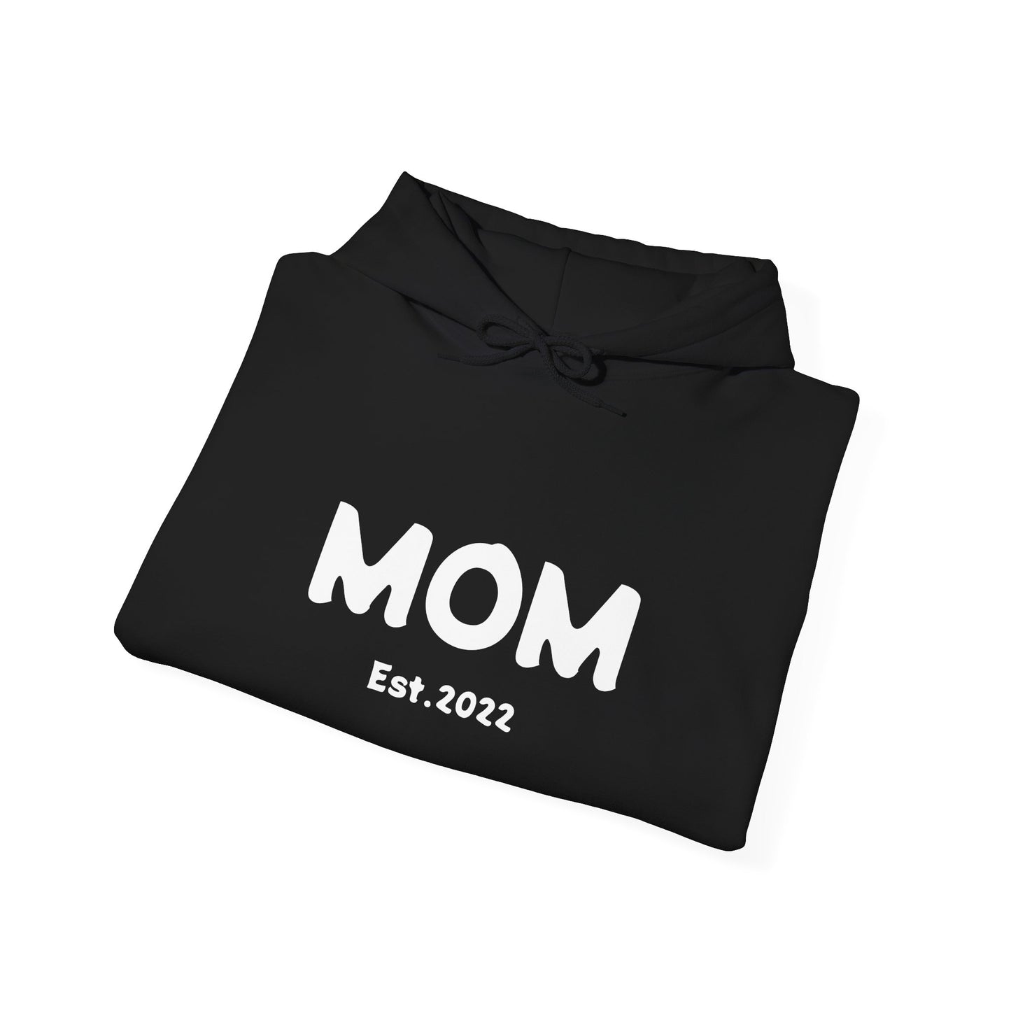 MOM Est.2022 Unisex Heavy Blend™ Hooded Sweatshirt Hoodies For New Moms 2022