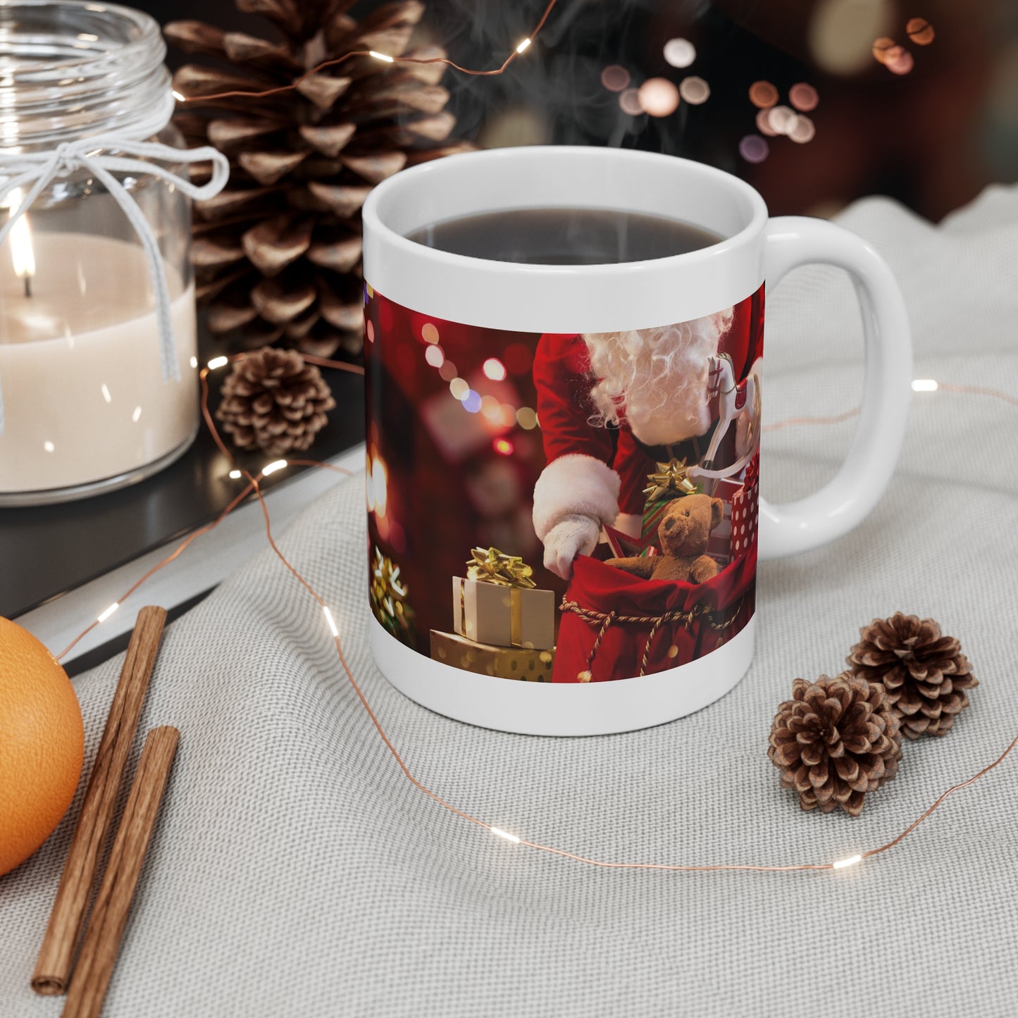 Merry Christmas Hot Beverage Mug 11oz