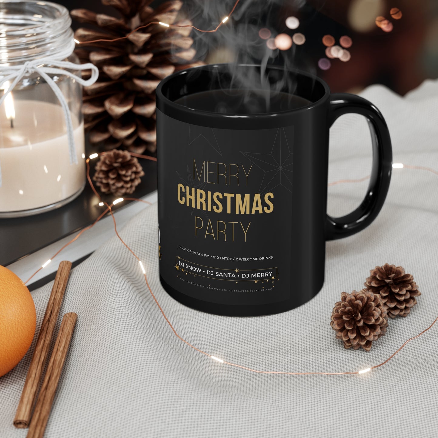 Christmas Party Ceramic 11oz Mug