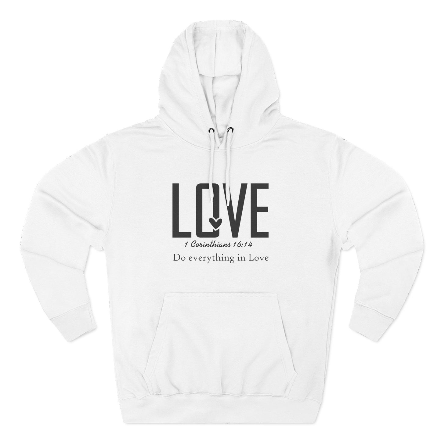 Classic Fleece Hoodie — Three-Panel Pullover