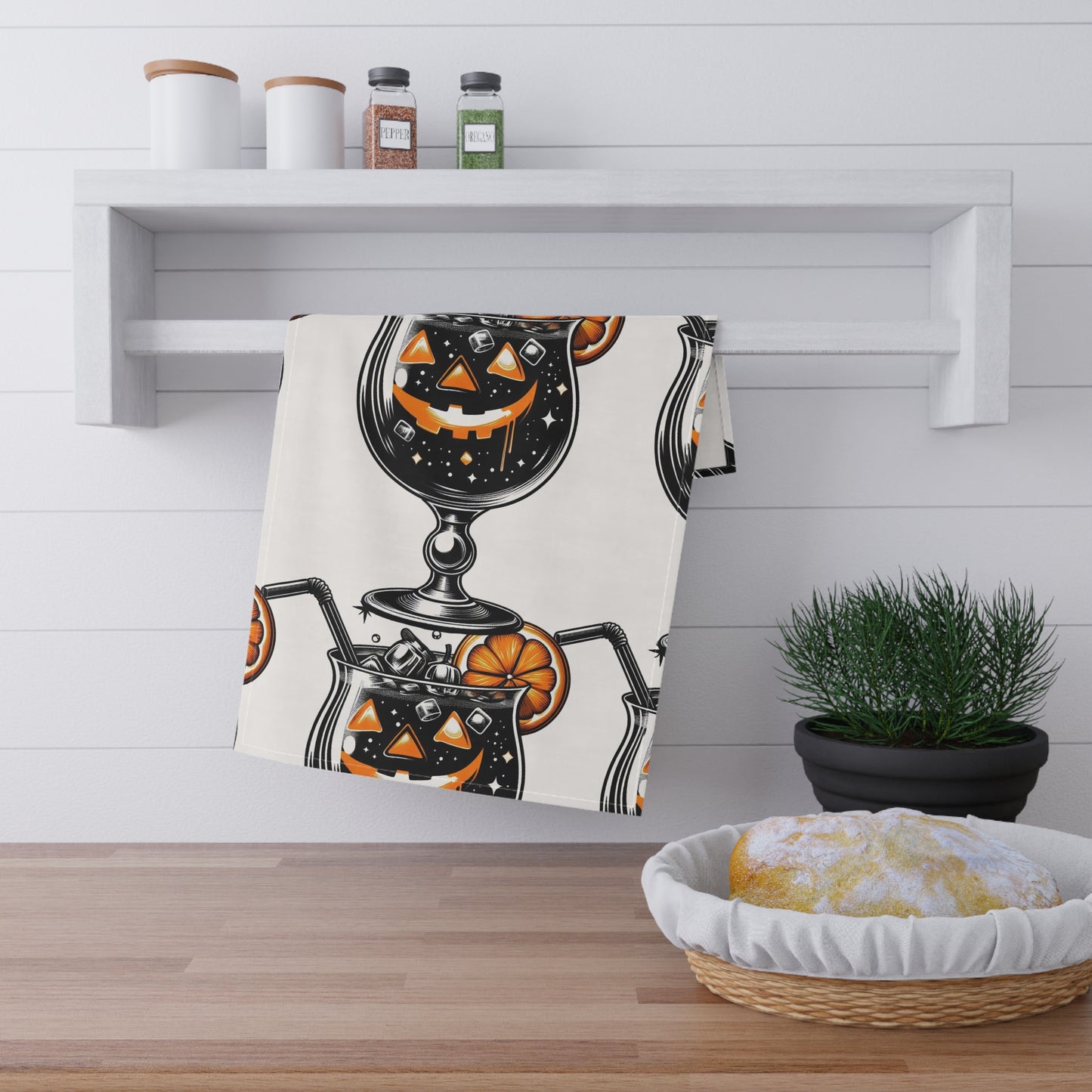 Festive Halloween Tea Towels