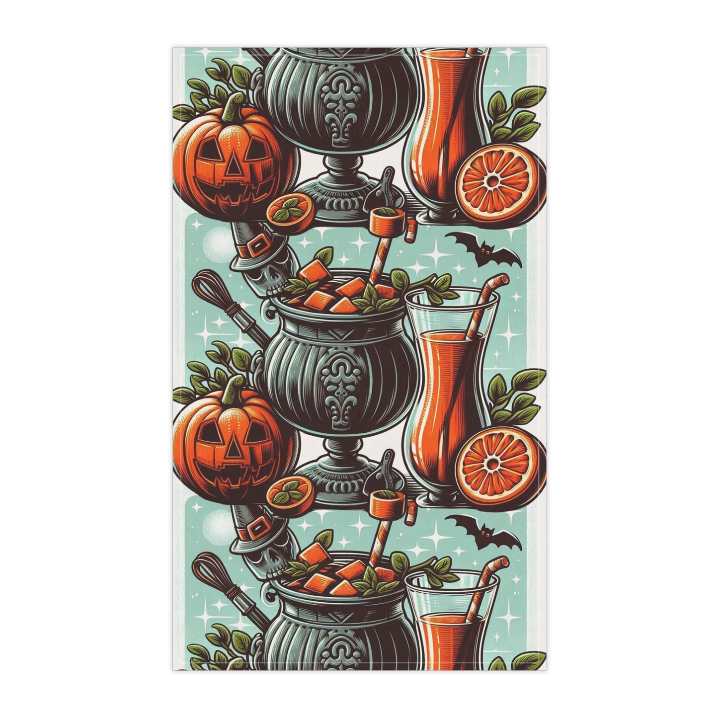 Festive Halloween Tea Towels