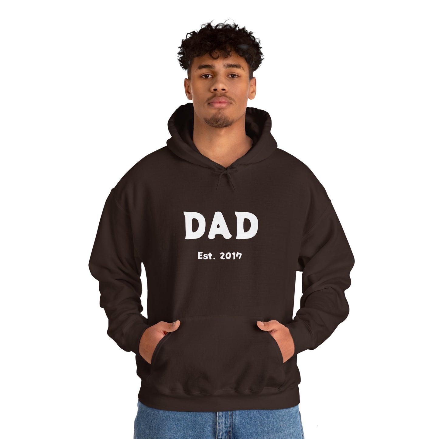 DAD Established 2017 Unisex Heavy Blend™ Hooded Sweatshirt Established 2017