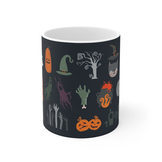 Halloween Themed Ceramic Mug 11oz