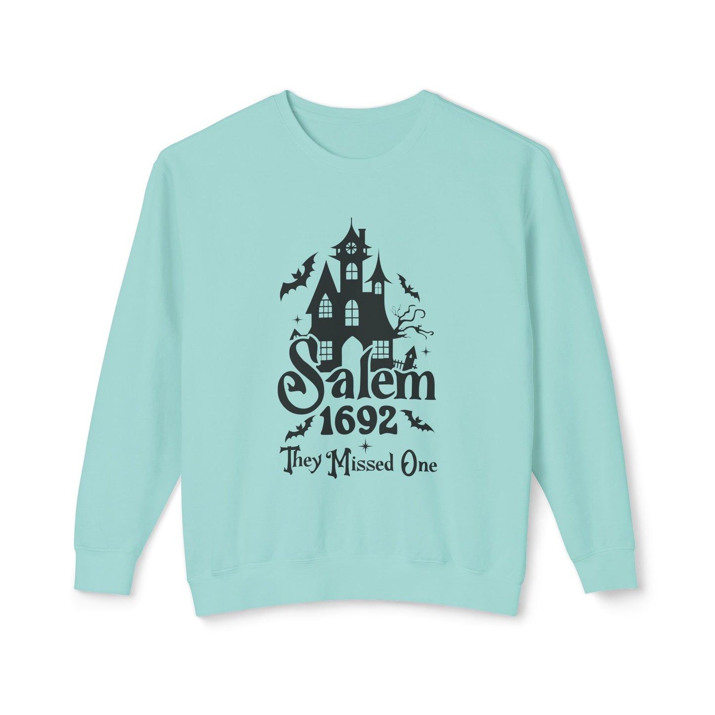 Festive Halloween Unisex Lightweight Crewneck Sweatshirt Salem They Missed One