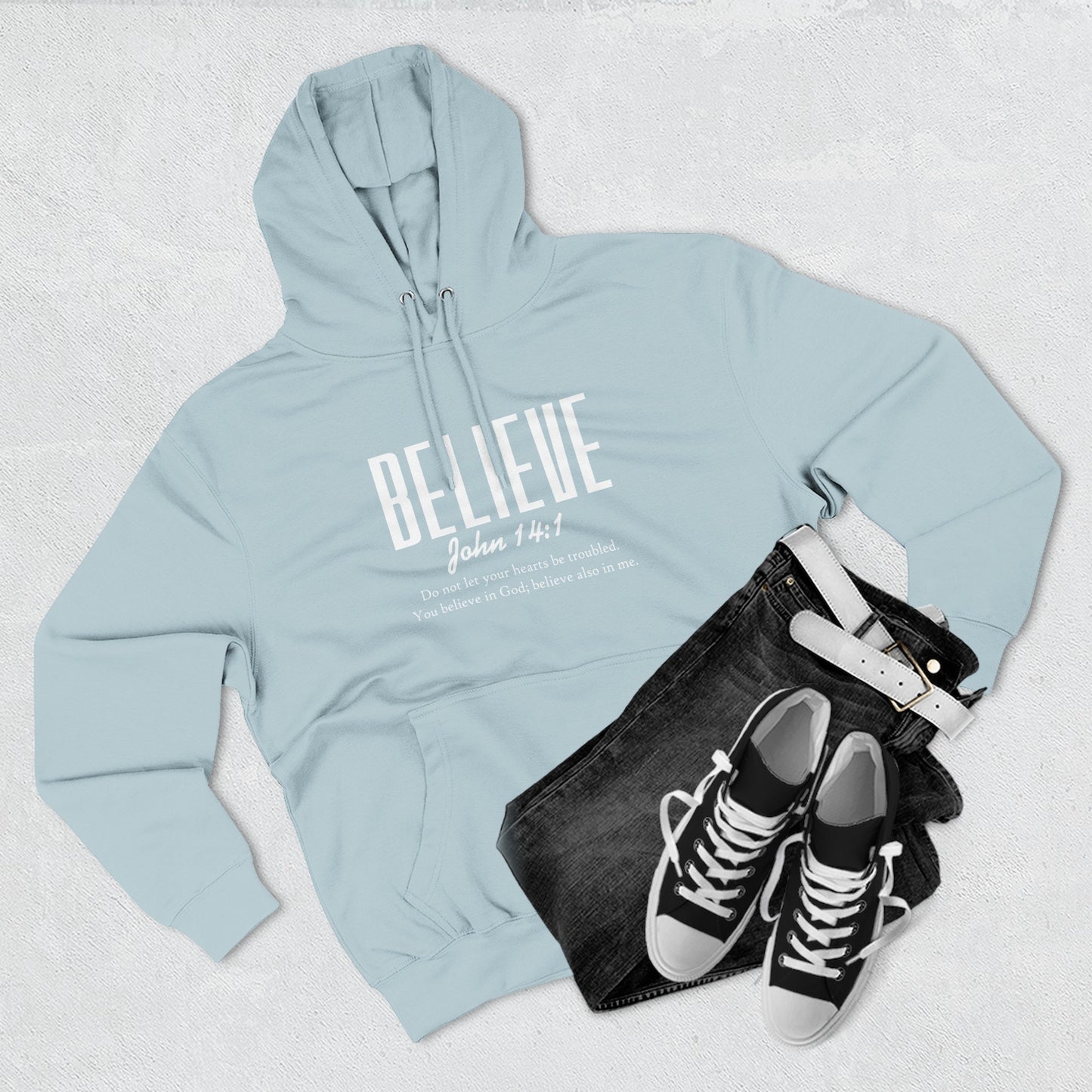 Believe John 3:16 Fleece Hoodie