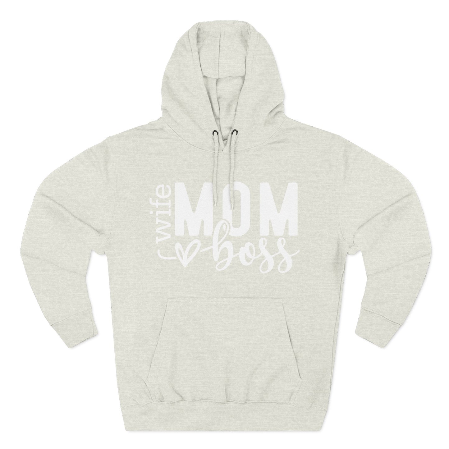 Mom Boss Hoodie — Wife Mom Boss Graphic Pullover