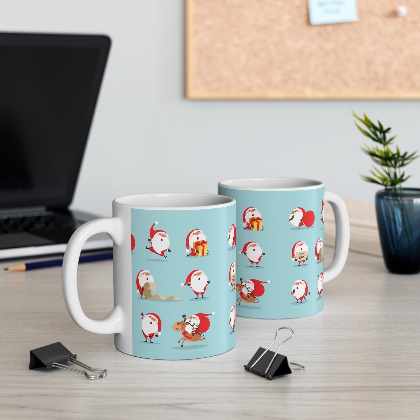 Holiday Themed Hot Beverage Mug 11oz