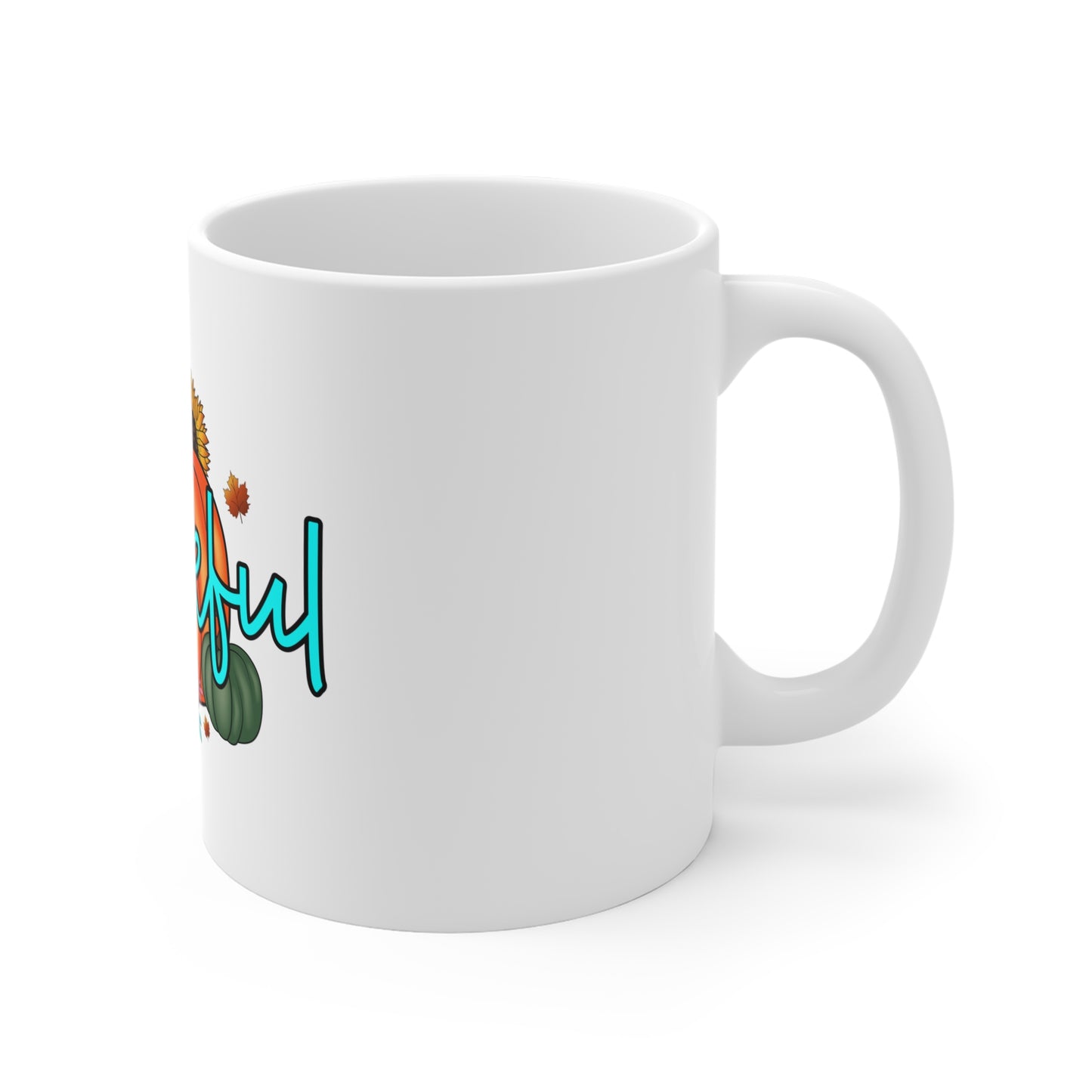 Festive Thanksgiving Ceramic Mug 11oz Everyone Loves Turkey During The Holidays