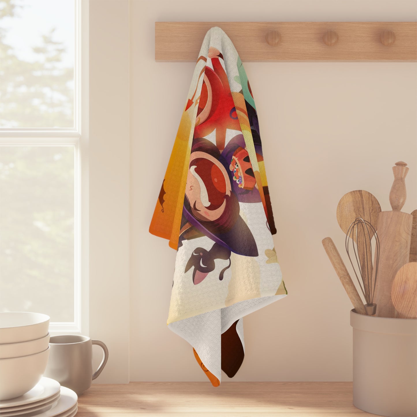 Festive Halloween Tea Towels Ghosts and Goblins Will Haunt You