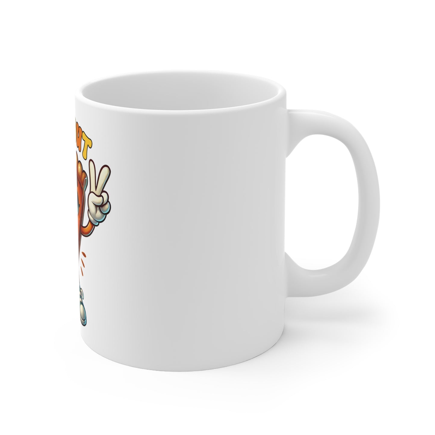 Festive Thanksgiving Ceramic Mug 11oz Piece Out Everyone!