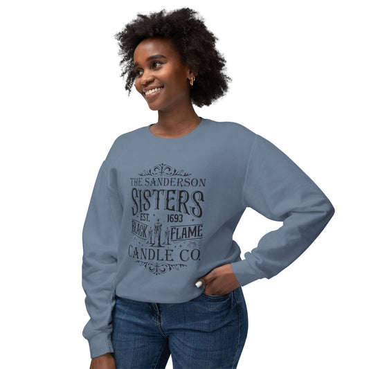 Festive Halloween Unisex Lightweight Crewneck Sweatshirt