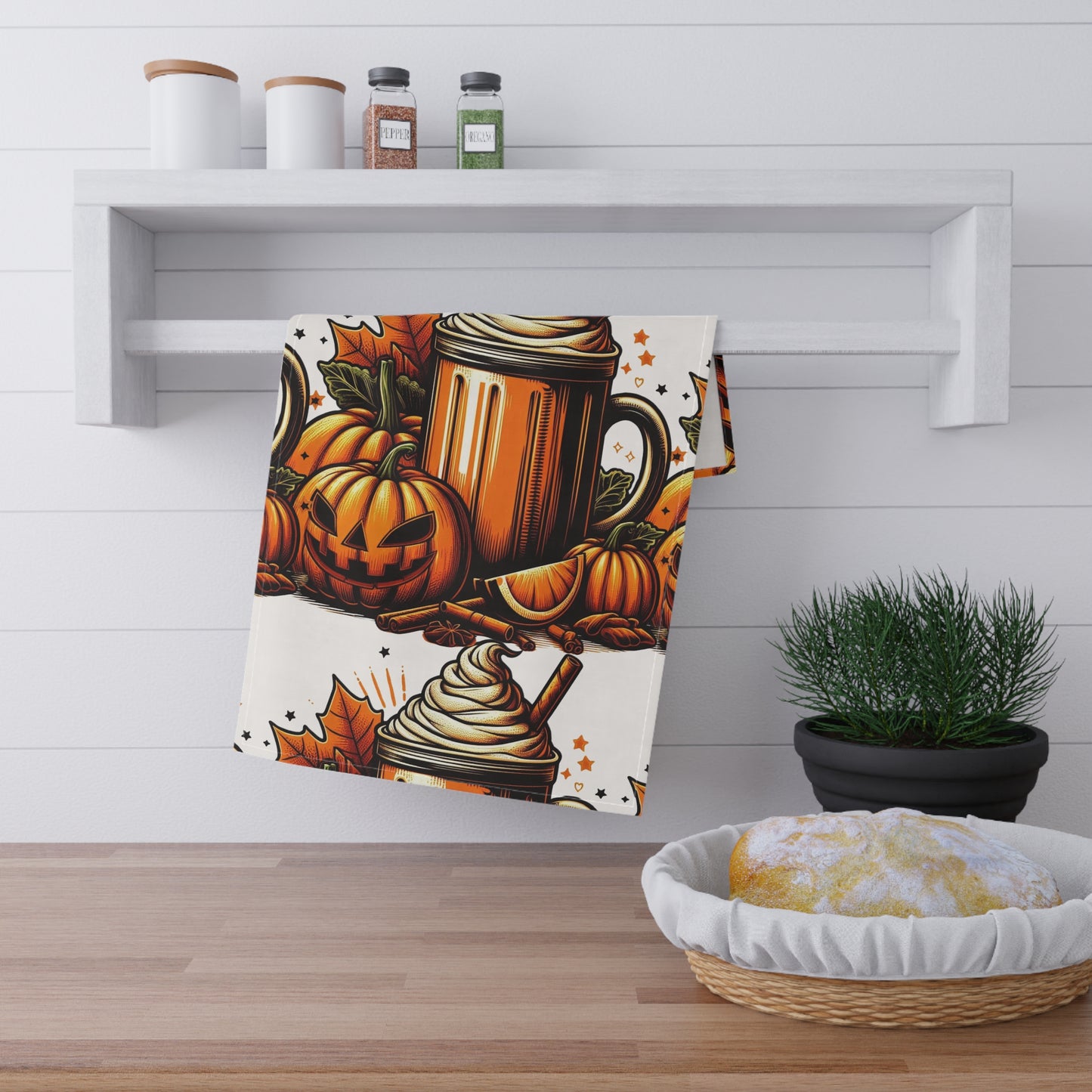 Festive Halloween Tea Towels