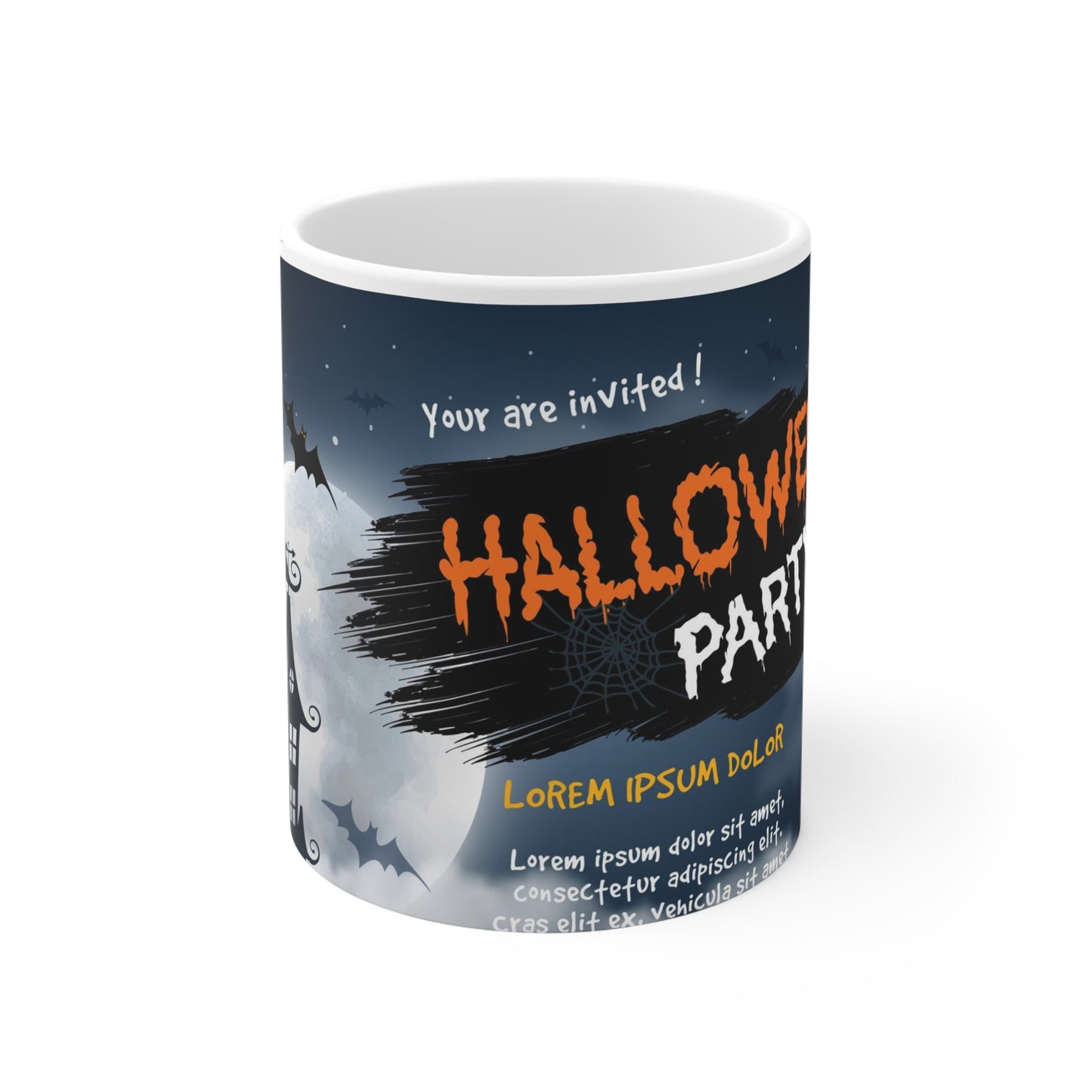 Halloween Party Ceramic Mug 11oz