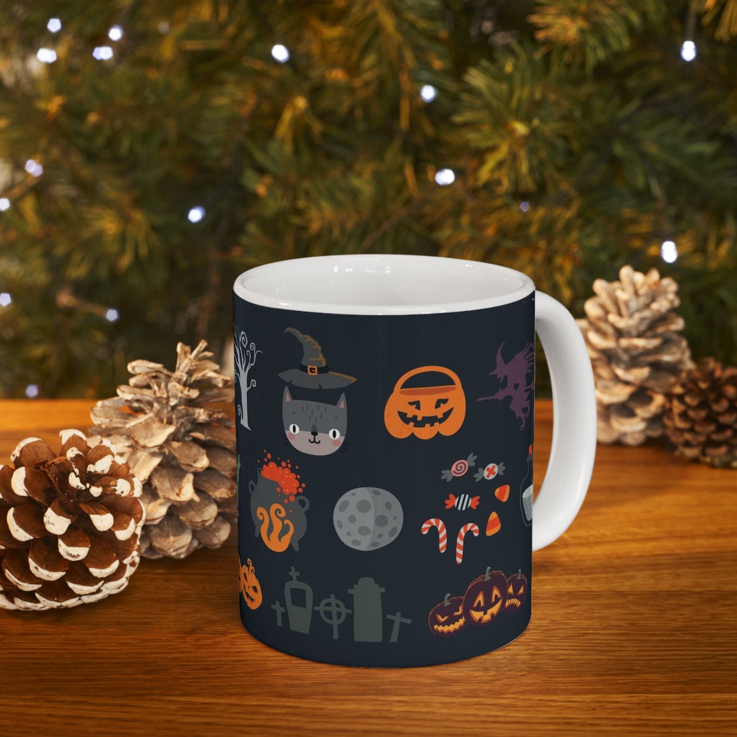 Halloween Themed Ceramic Mug 11oz