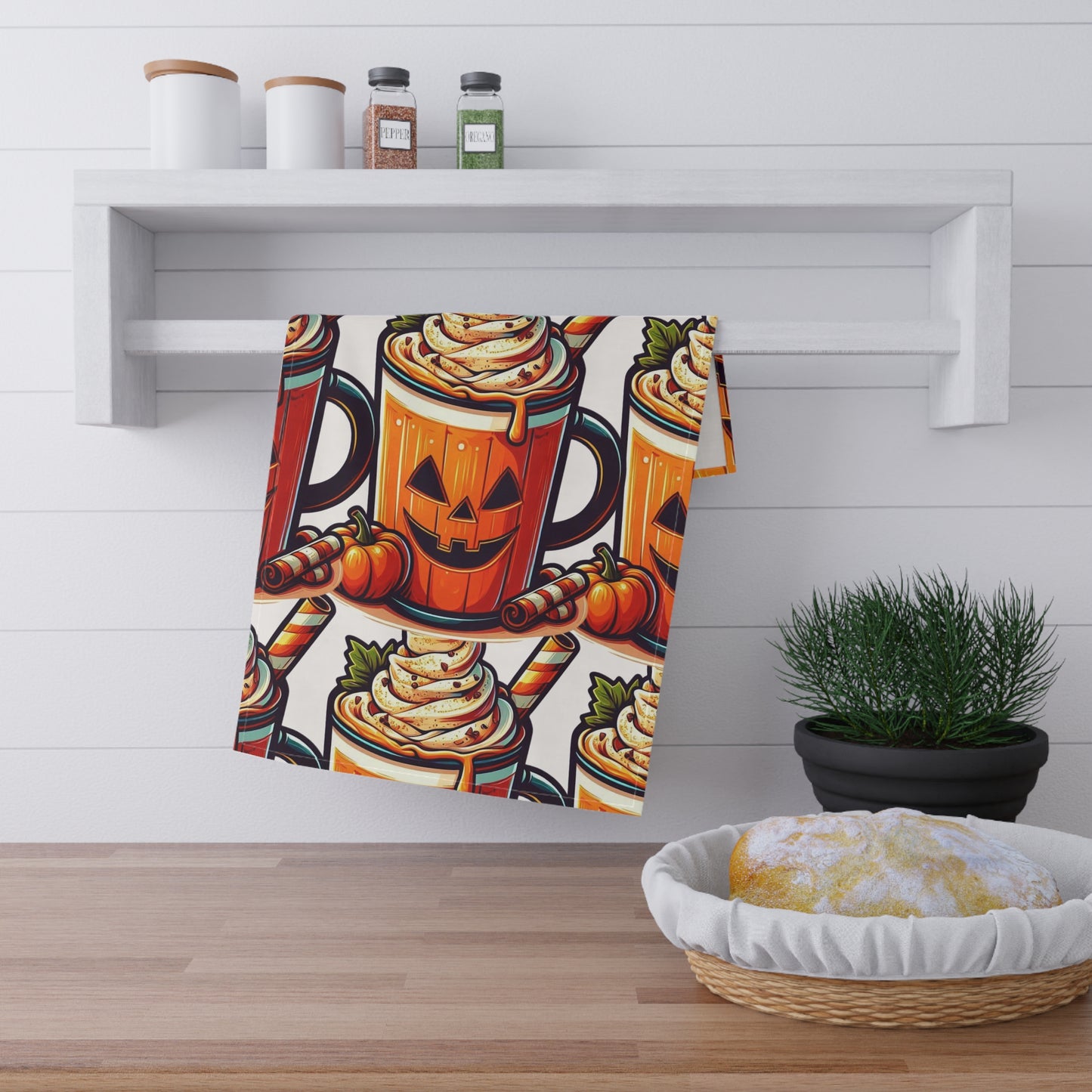 Festive Halloween Tea Towels