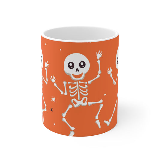 Skeletons Halloween Ceramic Mug 11oz