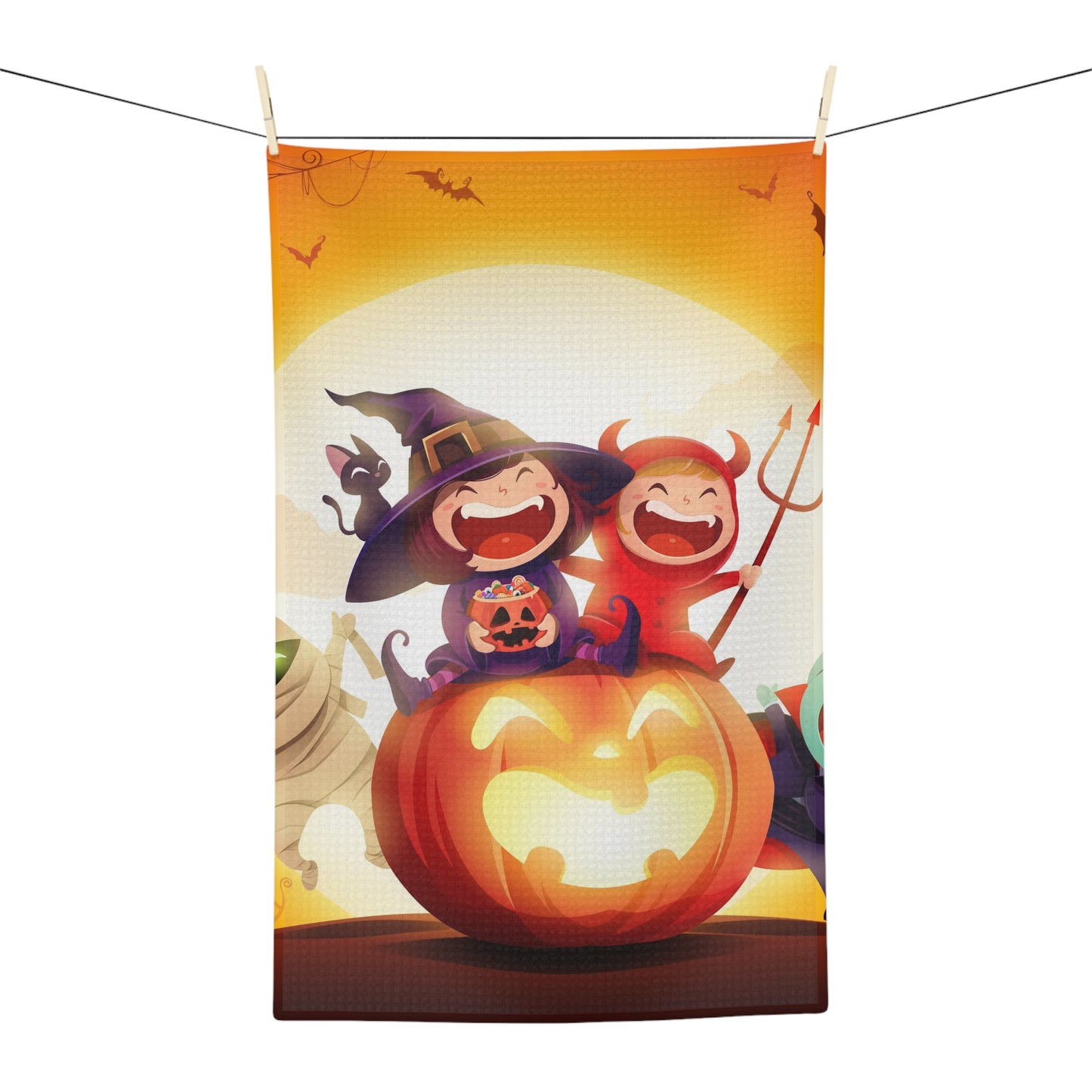 Ghouls and Goblins Soft Tea Towel