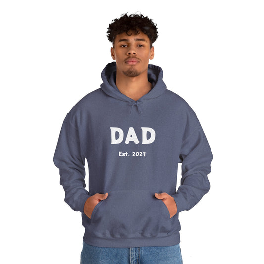 DAD Established 2023 Unisex Heavy Blend™ Hooded Sweatshirt Established 2023