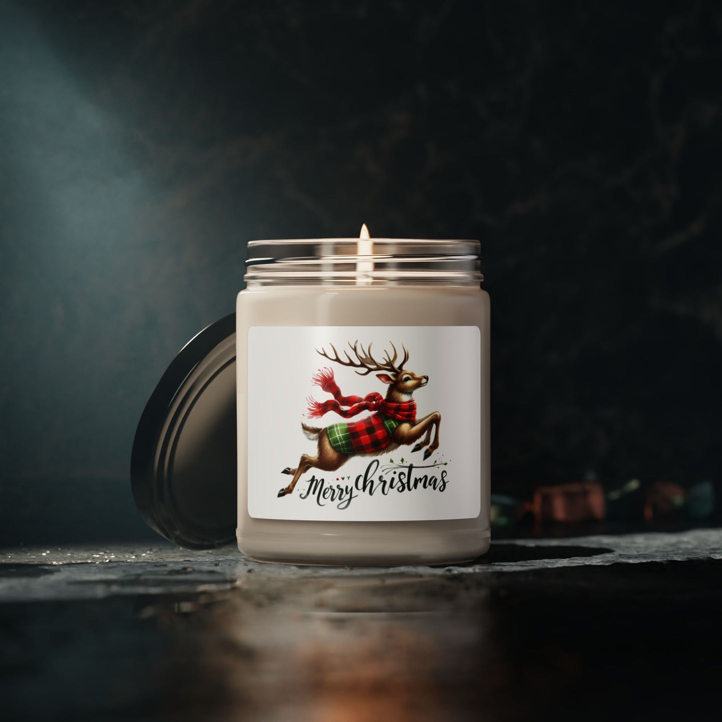 Christmas Themed Scented Soy Candle, 9oz Have A Very Merry Christmas Everyone!!