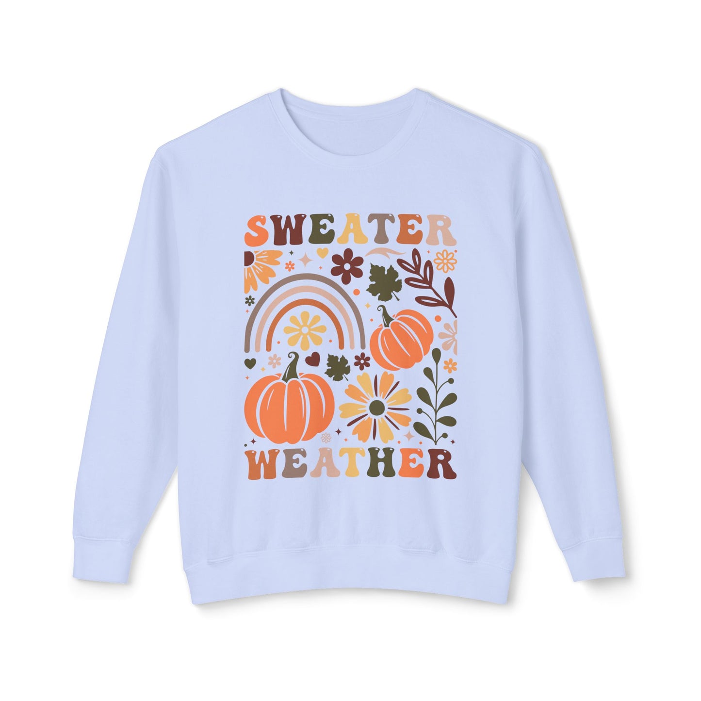 Women's Thanksgiving Unisex Lightweight Crewneck Sweatshirt Sweater Wheather